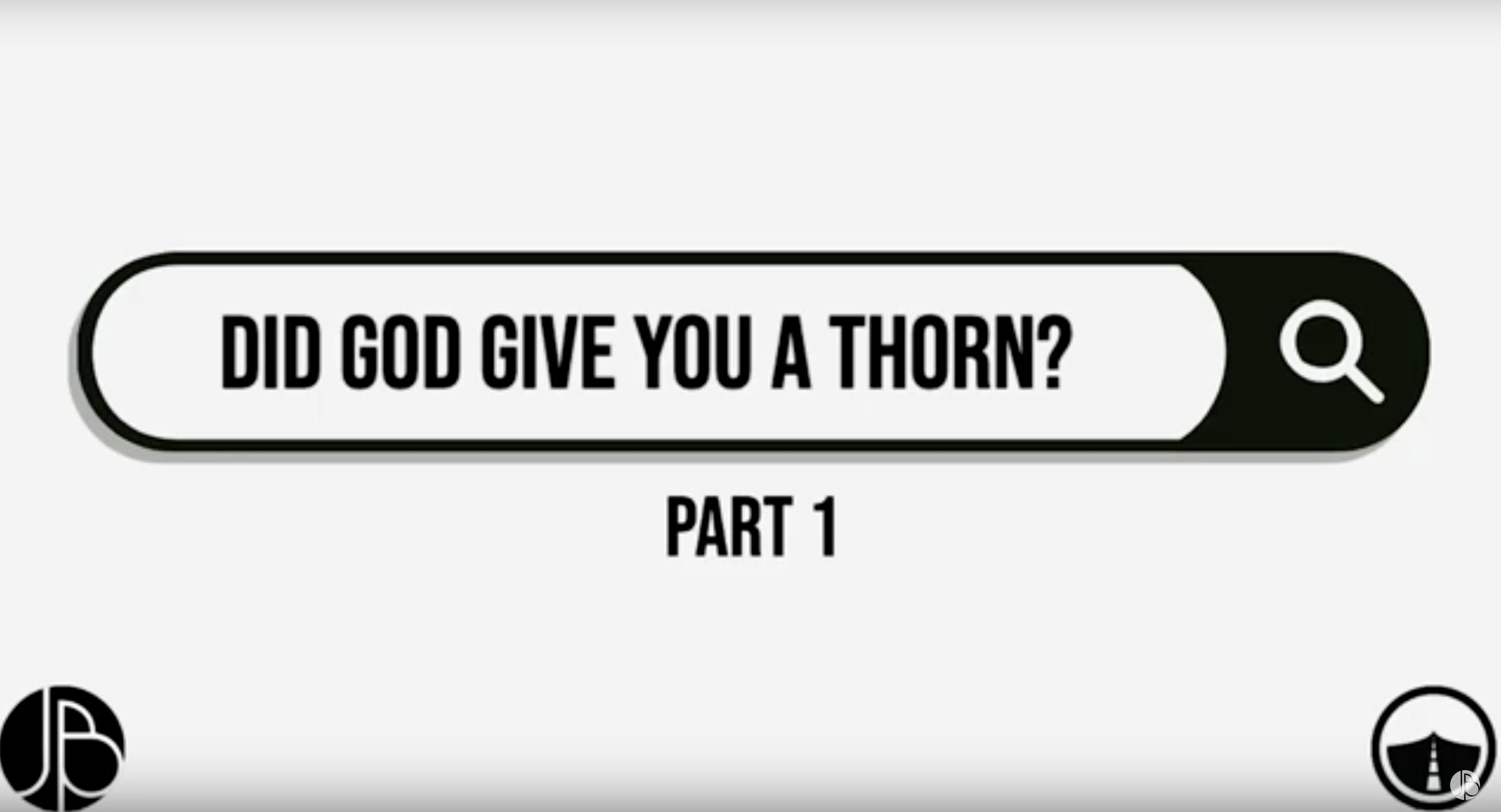 Did God Give You a Thorn?